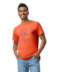 Orange Calm in the Chaos Adult T Shirt