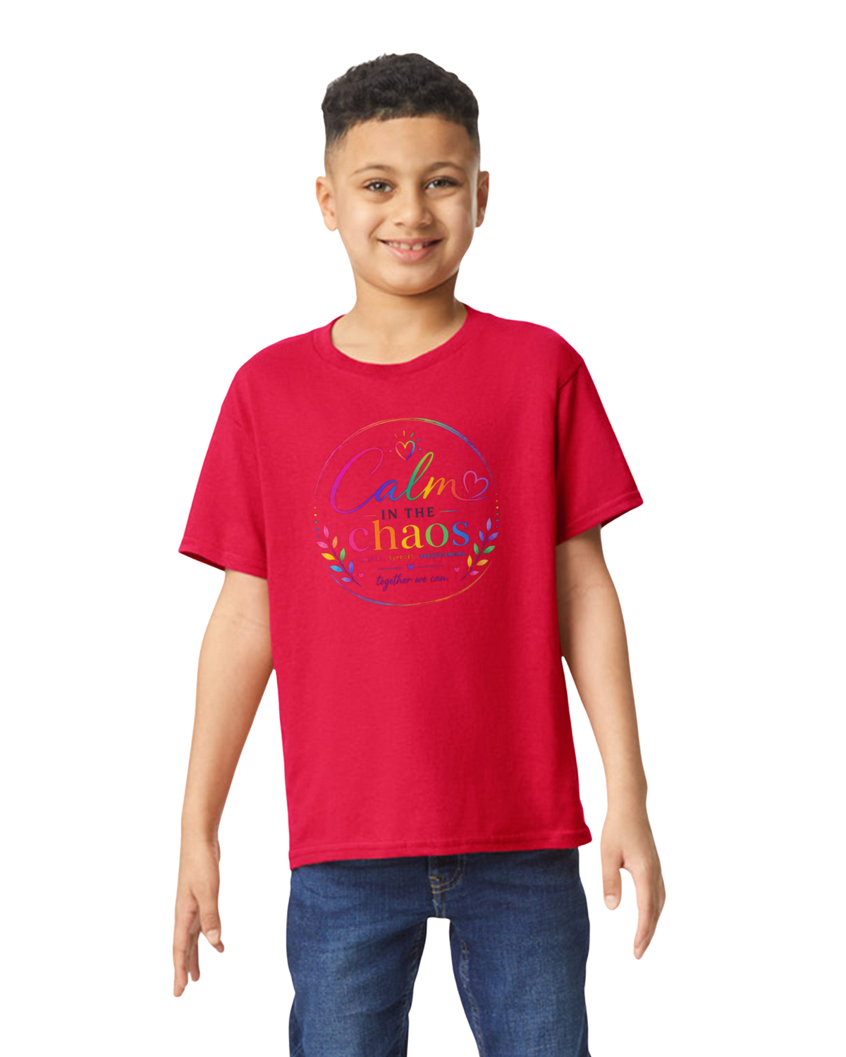 Red Calm in the Chaos Youth Tee