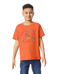 Orange Calm in the Chaos Youth Tee