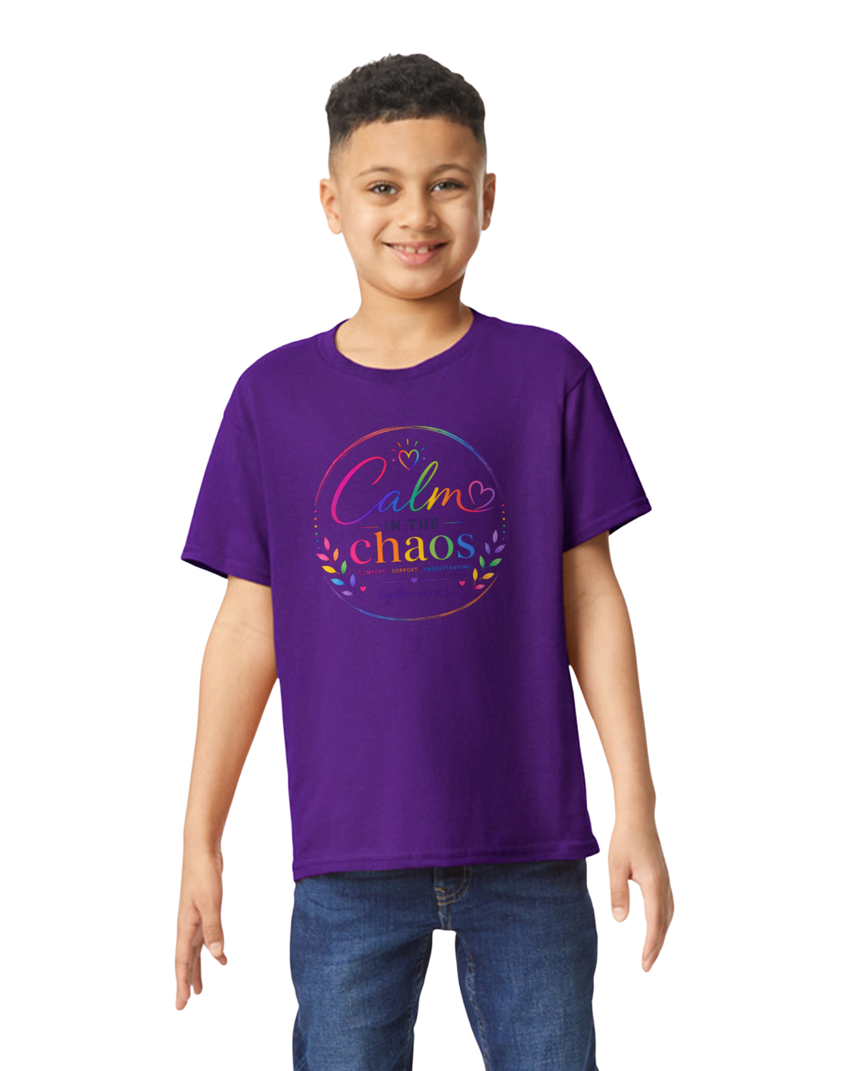 Blue Calm in the Chaos Youth Tee