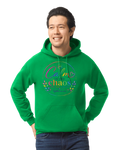 Green Calm in the Chaos Adult Hoodie
