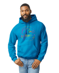 Blue Calm in the Chaos Adult Hoodie