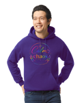 Purple Calm in the Chaos Adult Hoodie