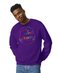 Purple Calm in the Chaos Adult Crewneck