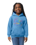 Blue Calm in the Chaos Youth  Hoodie