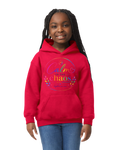Red Calm in the Chaos Youth  Hoodie