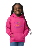 Pink Calm in the Chaos Youth  Hoodie